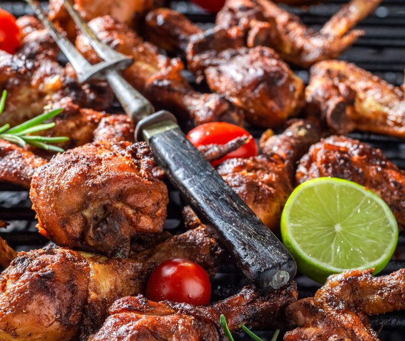 Hähnchen Auslösen bzw vom Knochen trennen/ Jerk Chicken